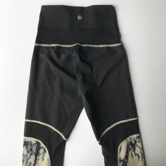 Lululemon Sz 2 marble granite mesh legging - Picture 6 of 6